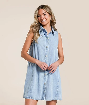 New Day Twill Mini Dress