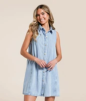 New Day Twill Mini Dress