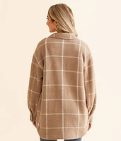 Eyelash Plaid Shacket