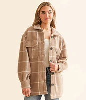 Z Supply Eyelash Plaid Shacket