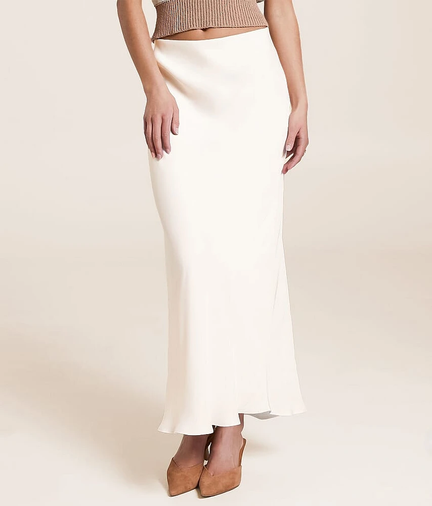 Europa Sheen Midi Skirt