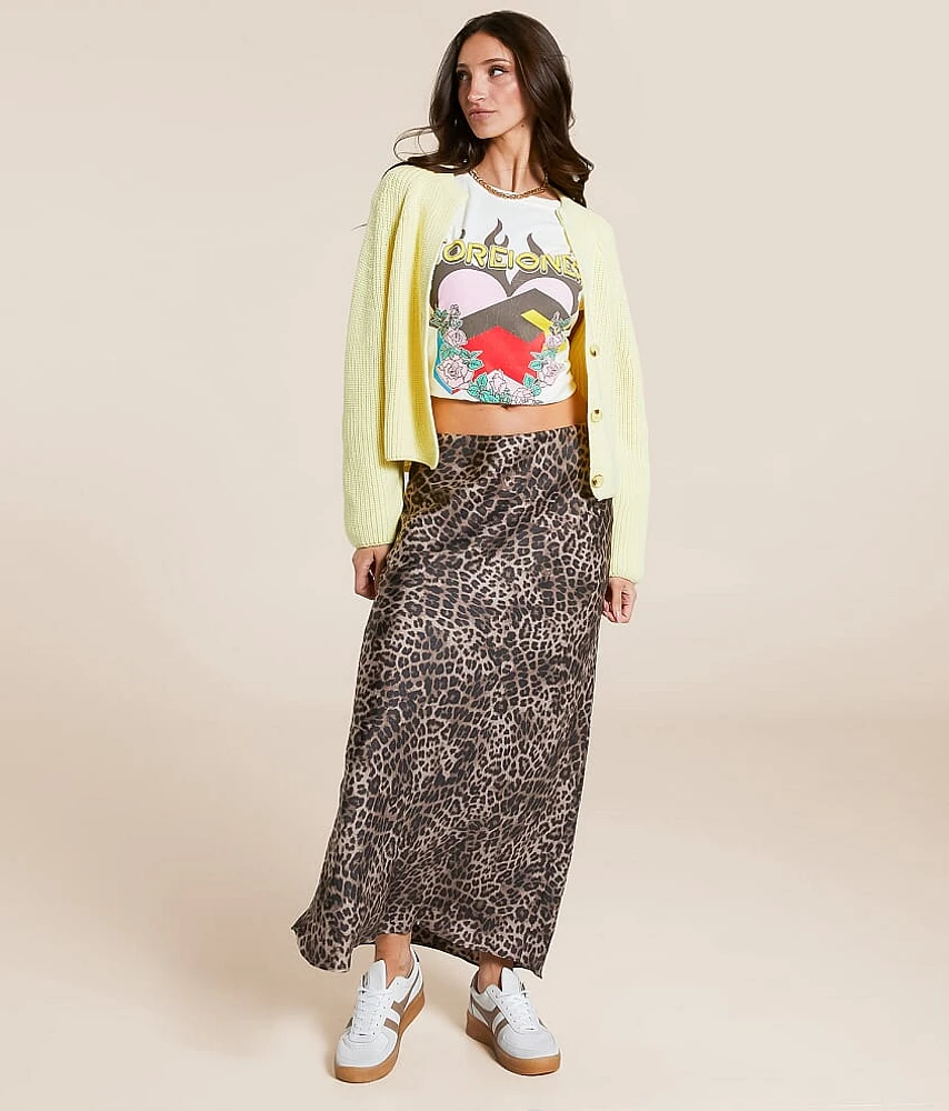 Leopard Europa Maxi Skirt