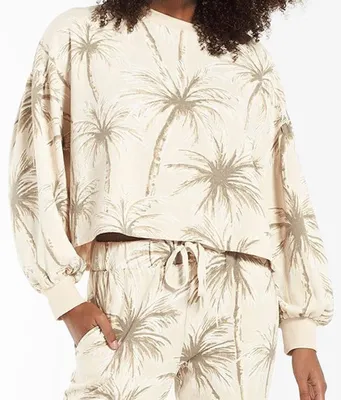Z Supply Coconut Palm Tempest Sweatshirt