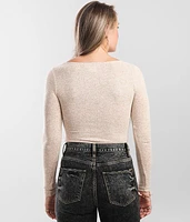 Megan Brushed Knit Bodysuit