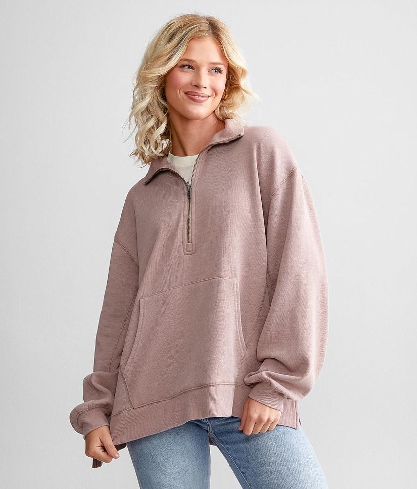 Z Supply Modern Weekender Half Zip Pullover