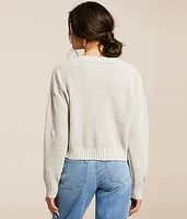 Fleur Cropped Cardigan Sweater