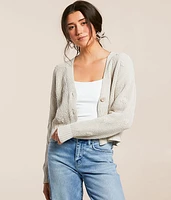 Fleur Cropped Cardigan Sweater