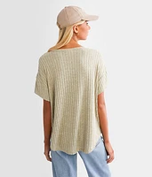Brushed Rib Knit Top