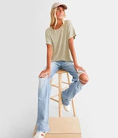 Brushed Rib Knit Top