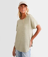 Brushed Rib Knit Top