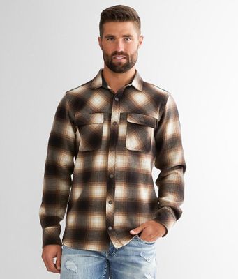 Outpost Makers Flannel Plaid Stretch Shirt
