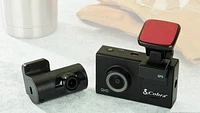 Cobra - SC 200D Dual-View Smart Dash Cam with Rear-View Accessory Camera - Black