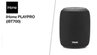 iHome - PlayPro - Rechargeable Waterproof Portable Bluetooth Speaker System with Mega Battery - Black