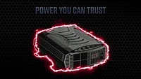 Cobra - Professional Grade 2500 Watt Power Inverter with Fast Charge USB - Black