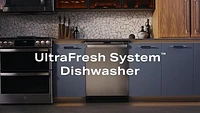 GE Profile - Top Control Smart Built-In Stainless Steel Tub Dishwasher with 3rd Rack and Microban, 42dBA - Stainless Steel