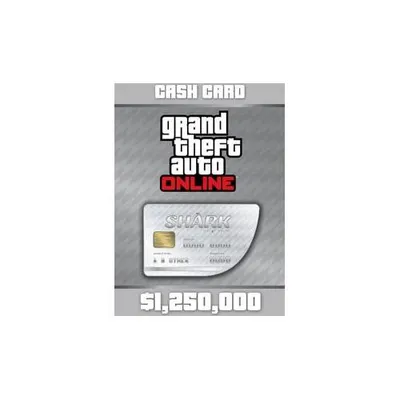Grand Theft Auto V $1250000 Great White Shark Cash Card
