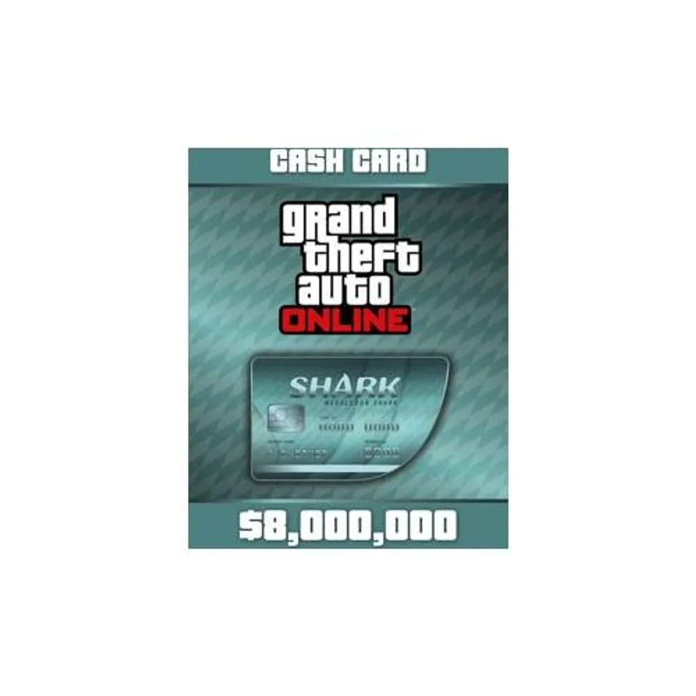 Grand Theft Auto V $8000000 The Megalodon Shark Cash Card