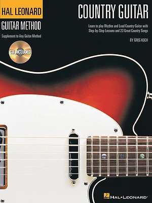 Hal Leonard - Country Guitar Method Instructional Book and CD - Multi