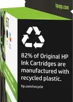HP - 61 2-Pack Standard Capacity Ink Cartridges - Black & Tri-Color
