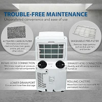 Whynter - Sq. Ft. Portable Air Conditioner and Heater