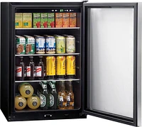 Frigidaire - 138-Can Beverage Center - Stainless Steel