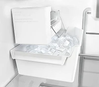 Whirlpool - SideKicks 17.7 Cu. Ft. Frost-Free Upright Freezer - Monochromatic Stainless Steel