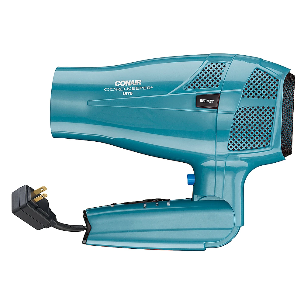 Conair - Cord-Keeper 1875W Ionic Conditioning Styler/Hair Dryer - Blue