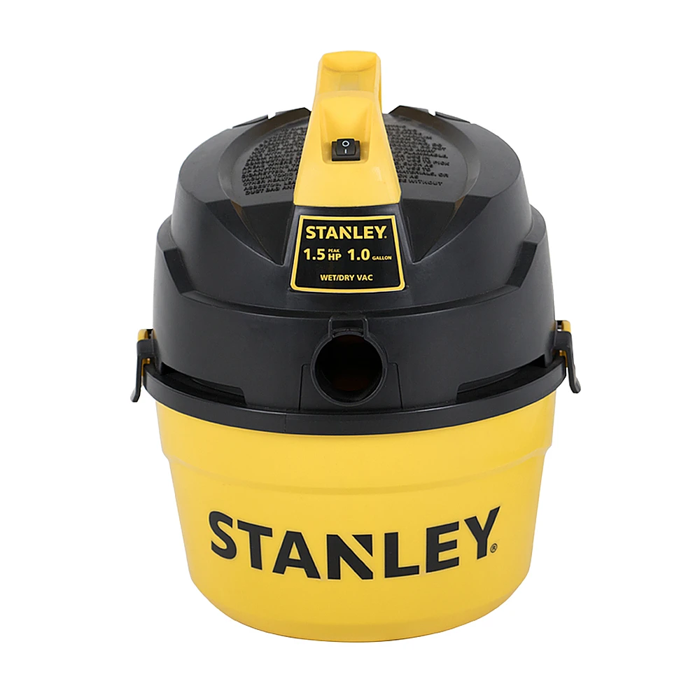 Stanley - SL18101P-1H 1gallon 1.5HP portable poly series wet and dry vacuum cleaner - yellow