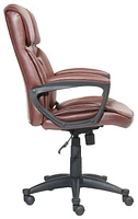 Serta - Executive Office Chair - Cognac Brown