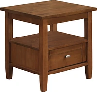 Simpli Home - Warm Shaker Collection End Table - Honey Brown