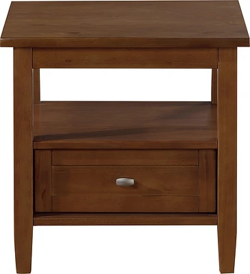 Simpli Home - Warm Shaker Collection End Table - Honey Brown