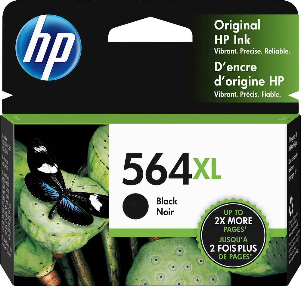 HP - 564XL High-Yield Ink Cartridge - Black