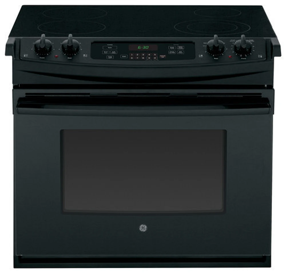 GE - 4.4 Cu. Ft. Self-Cleaning Drop-In Electric Range