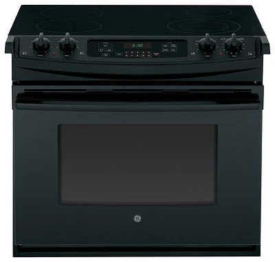 GE - 4.4 Cu. Ft. Self-Cleaning Drop-In Electric Range