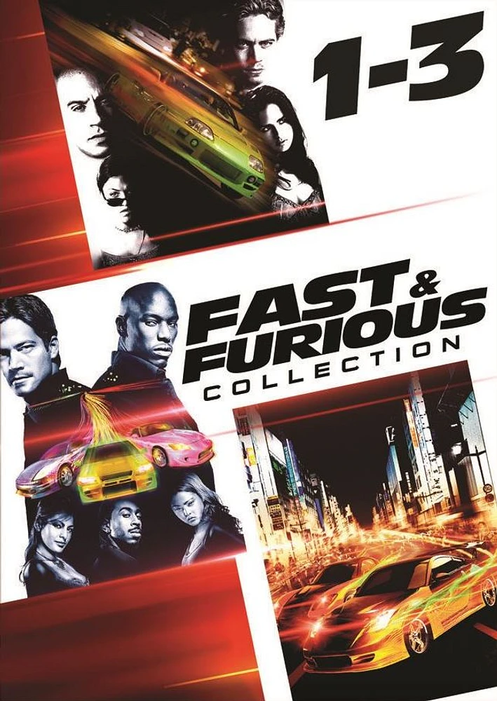 Fast & Furious Collection: 1-3 [3 Discs] [DVD]