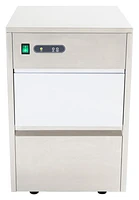 Whynter - 15" 44-Lb. Freestanding Icemaker - Stainless Steel