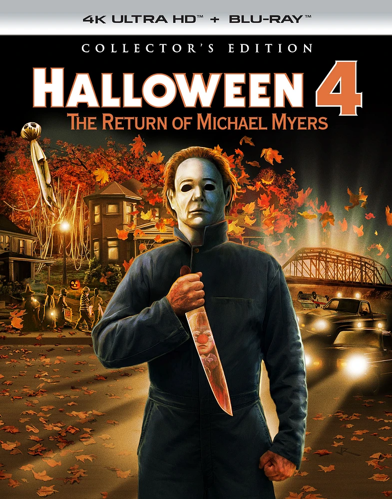 Halloween 4: The Return of Michael Myers [4K Ultra HD Blu-ray/Blu-ray] [1988]