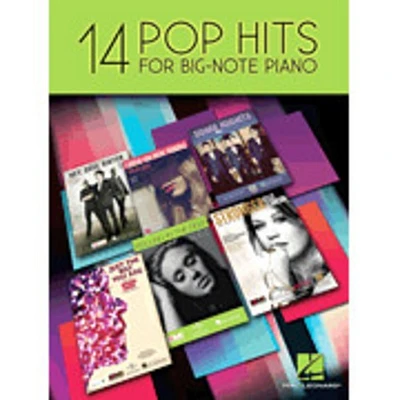 Hal Leonard - 14 Pop Hits: Big Note Songbook