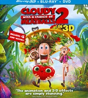 Cloudy With a Chance of Meatballs 2 [Includes Digital Copy] [3D] [Blu-ray/DVD] [Blu-ray/Blu-ray 3D/DVD] [2013]