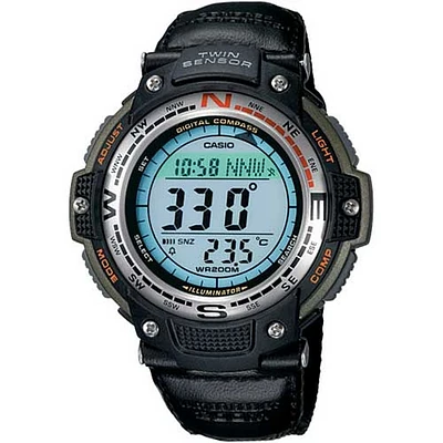 Casio - Men's Digital Compass Twin Sensor Sport Watch