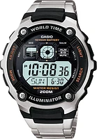 Casio - Men's Multifunctional Digital Sport Watch - Stainless Steel