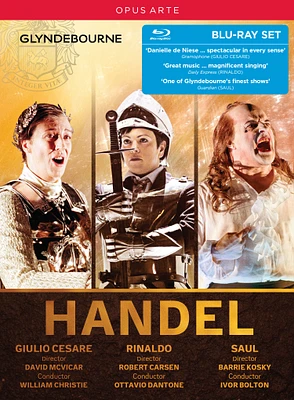 Handel: Giulio Cesare/Rinaldo/Saul (Glyndebourne) [Blu-ray] [4 Discs]