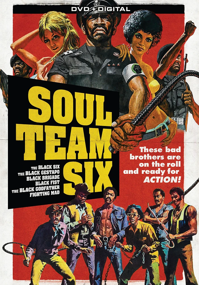 Soul Team Six: 6 Blaxploitation Film Collection [DVD]
