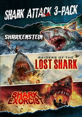 Shark Attack 3-Pack: Sharkenstein/Raiders of the Lost Shark/Shark Exorcist [DVD]