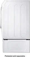 Samsung - 7.5 Cu. Ft. Stackable Electric Dryer with Sensor Dry