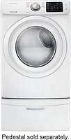 Samsung - 7.5 Cu. Ft. Stackable Electric Dryer with Sensor Dry