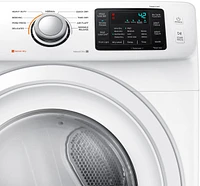 Samsung - 7.5 Cu. Ft. Stackable Electric Dryer with Sensor Dry