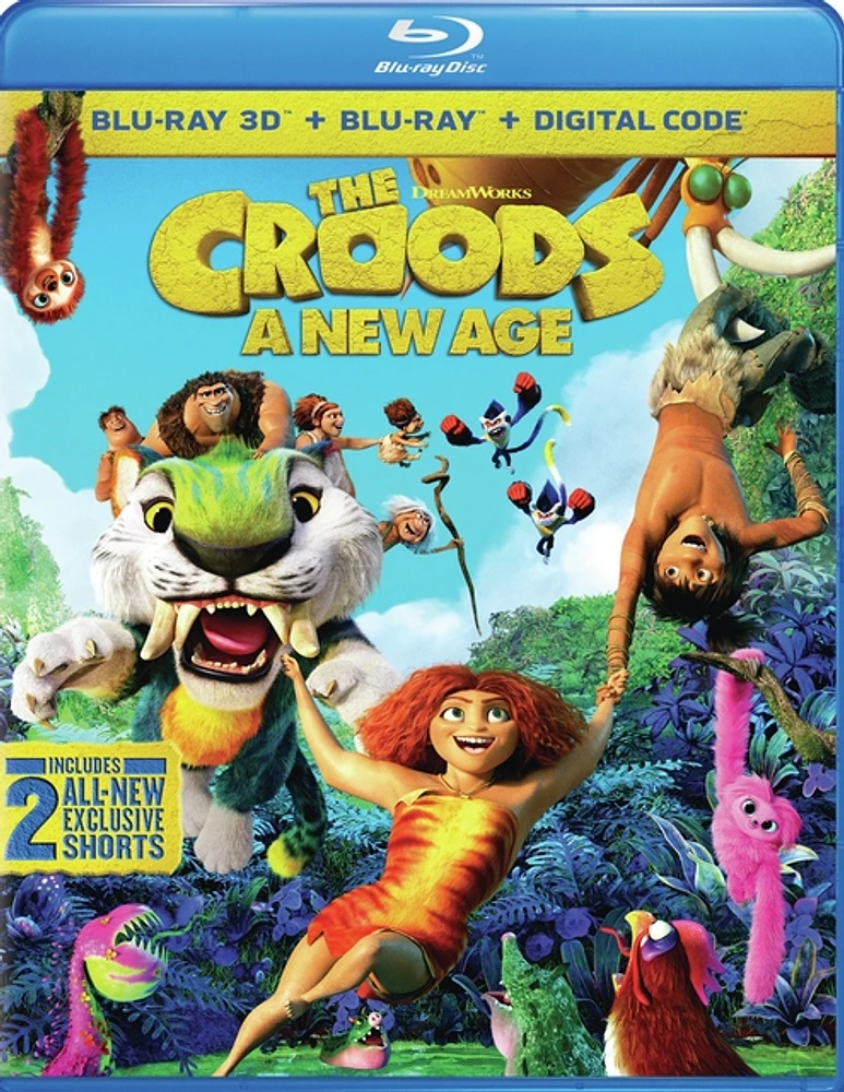 The Croods: A New Age [3D] [Blu-ray] [Blu-ray/Blu-ray 3D] [2020]