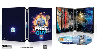 Free Guy [SteelBook] [Includes Digital Copy] [4K Ultra HD Blu-ray/Blu-ray] [Only @ Best Buy] [2021]