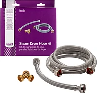 Smart Choice - Steam Dryer Installation Kit - Stainless-Steel